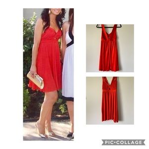 Red Guess dress